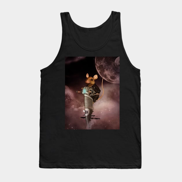 Funny mouse in the universe Tank Top by Nicky2342